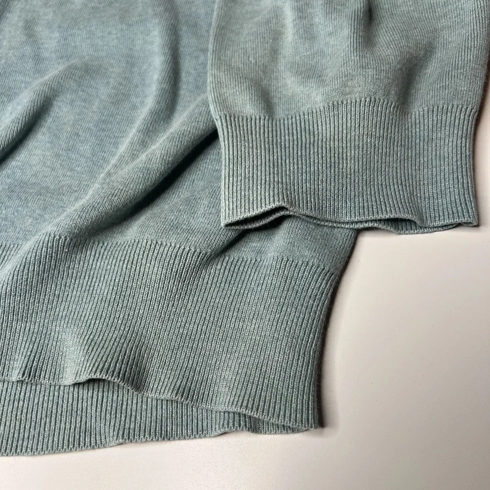 Polo Ralph Lauren Mens 3XB Big Sage Green 100% Pima Cotton Long Sleeve Sweater